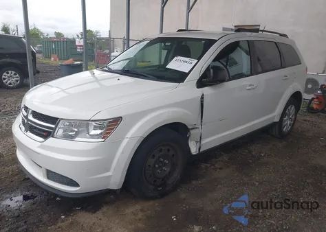 2017 Dodge Journey Se z USA, uszkodzony, nr VIN 3C4PDCAB8HT608108